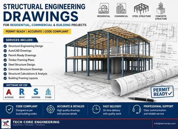 RCC Structure Structural Engineering Drawings