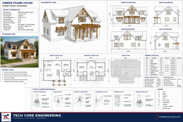 Timber Frame Commercial Building